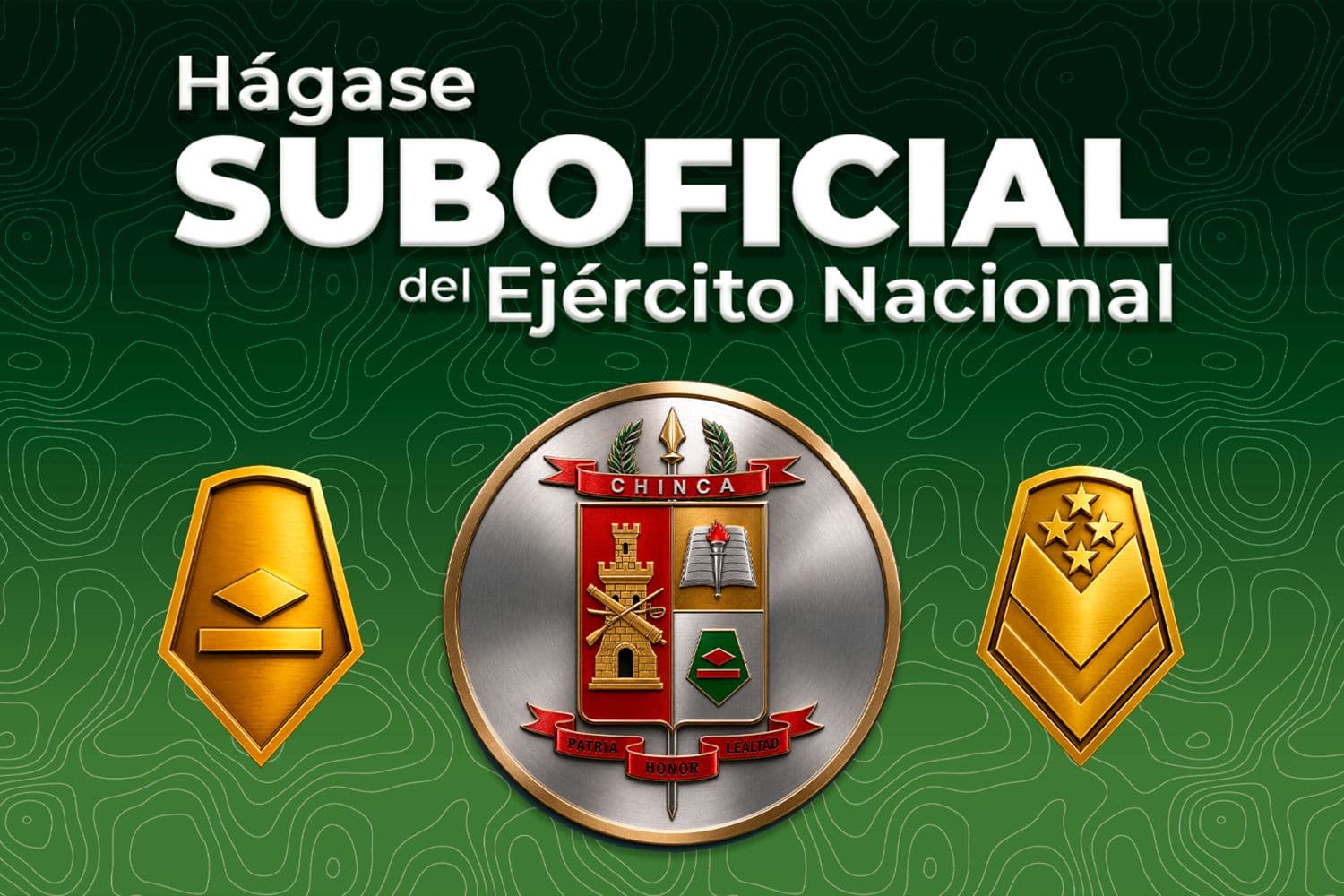 Opción de vinculación para Suboficial en el Ejército Nacional de Colombia