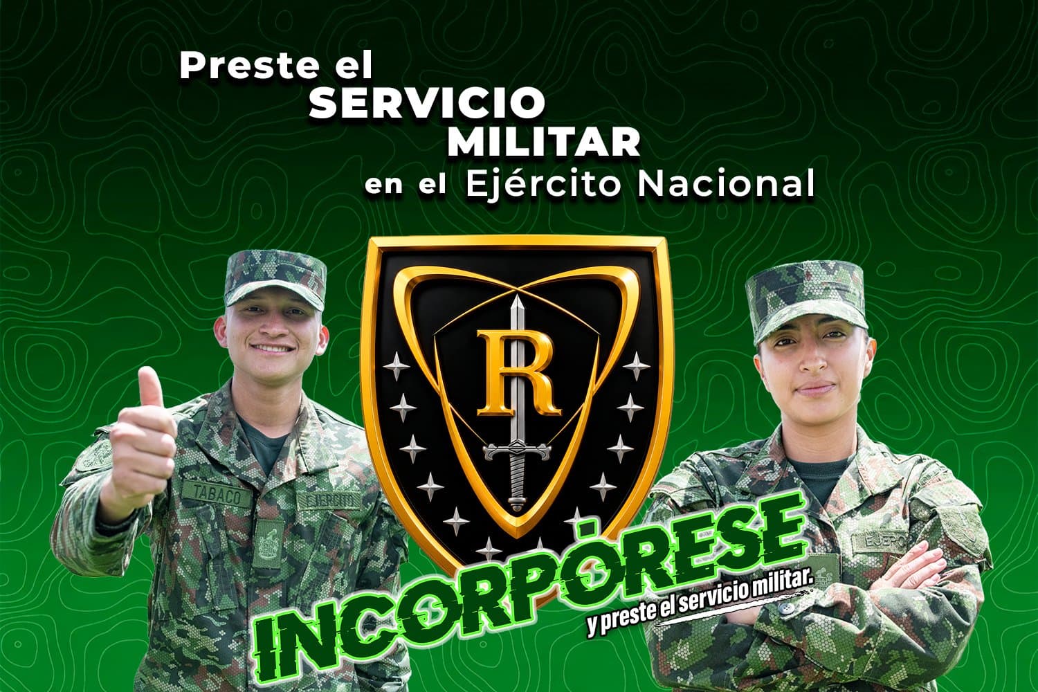 Opción de vinculación para Preste el Servicio Militar en el Ejército Nacional de Colombia
