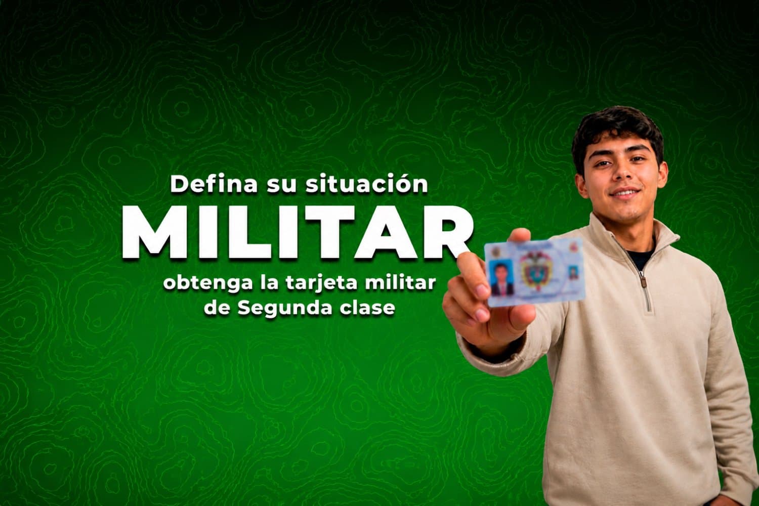 Opción de vinculación para Defina su Situación en el Ejército Nacional de Colombia